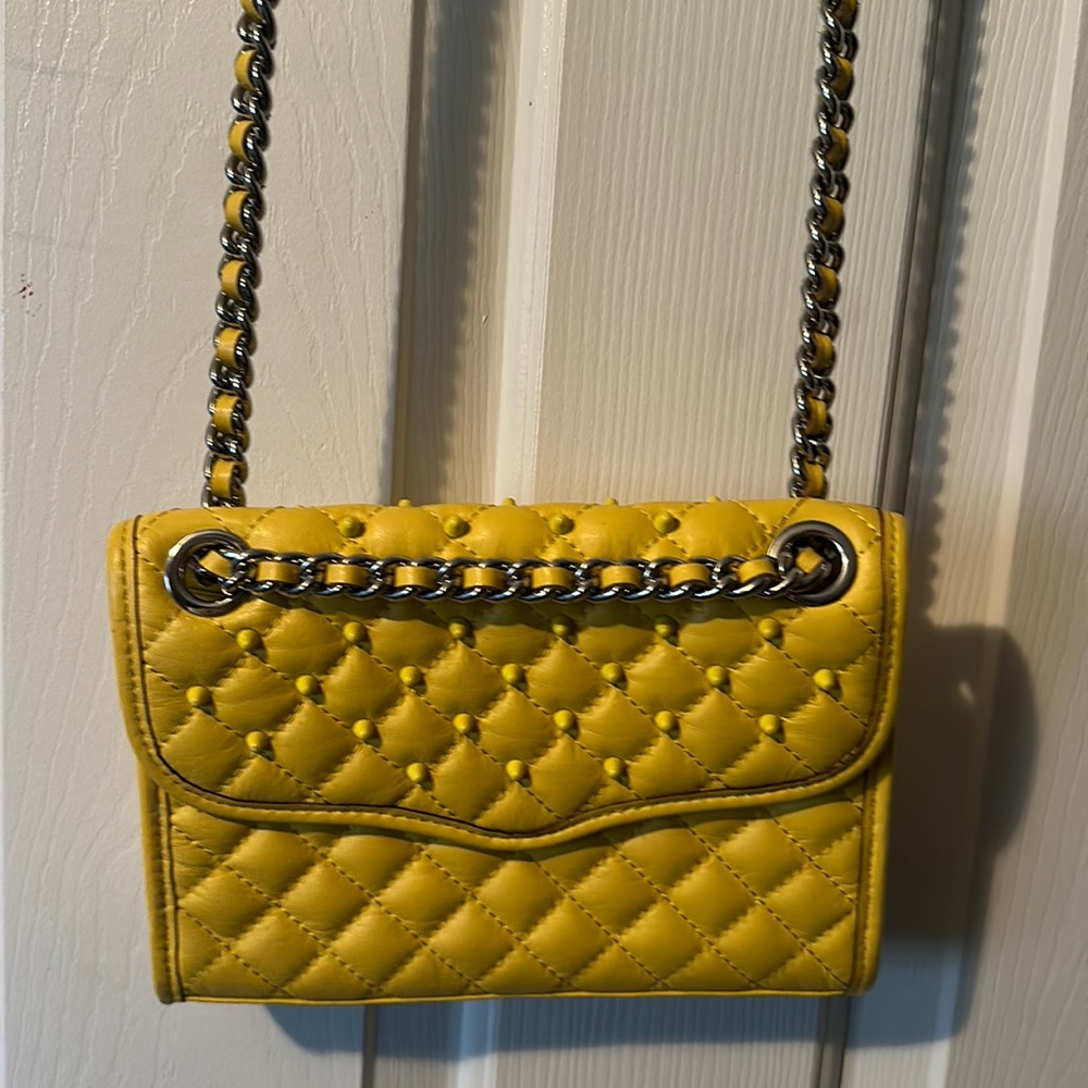 Rebecca Minkoff Quilted Mini Affair W/ Studs Crossbody Bag